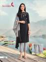 Chinon Strips Festive Wear Kurti thumb 5