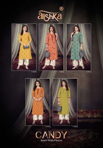 Cotton With Heavy Foil Kurti