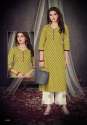 Cotton With Heavy Foil Kurti thumb 4