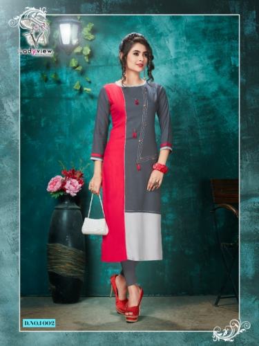 Designer 14kg Heavy Reyon straight kurti3