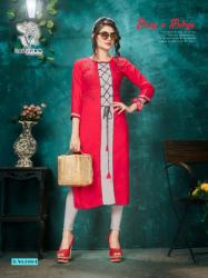 Designer 14kg Heavy Reyon straight kurti5
