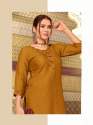 Designer 14kg Rayon Kurti with Palazzo  thumb 4