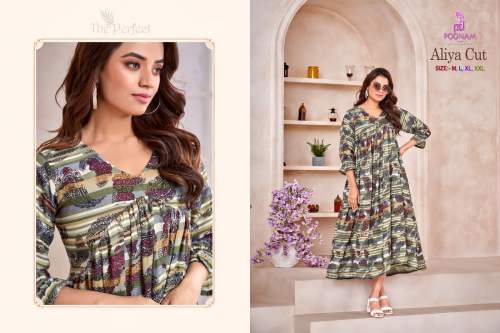 Designer Aliya Cut Kurti