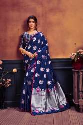 Designer Banarasi Silk Wedding Wear Saree