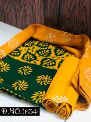 Designer Cotton Print Dress Material 