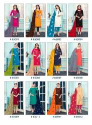 Designer Cotton With Embroidery Salwar Suit