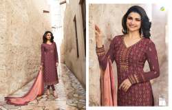 Designer Embroidered Semi-stitched Straight Suit