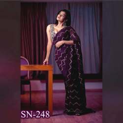 Designer Georgette Party Wear Saree 