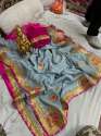 Designer Georgette Viscose Saree thumb 10