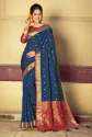 Designer Handloom Silk Wedding Wear Saree thumb 6