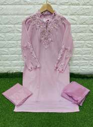  Designer Handwork Pakistani kurti With Pent Dupatta Set