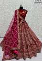 Designer Handwork & Thread work Crafted Bridal Lehenga
