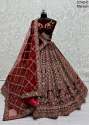 Designer Handwork & Thread work Crafted Bridal Lehenga thumb 12