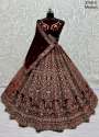 Designer Handwork & Thread work Crafted Bridal Lehenga thumb 13