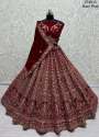 Designer Handwork & Thread work Crafted Bridal Lehenga thumb 2