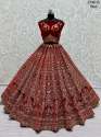 Designer Handwork & Thread work Crafted Bridal Lehenga thumb 8