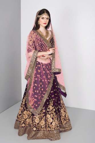 DESIGNER HEAVY BRIDAL EMBROIDERED LEHENGA