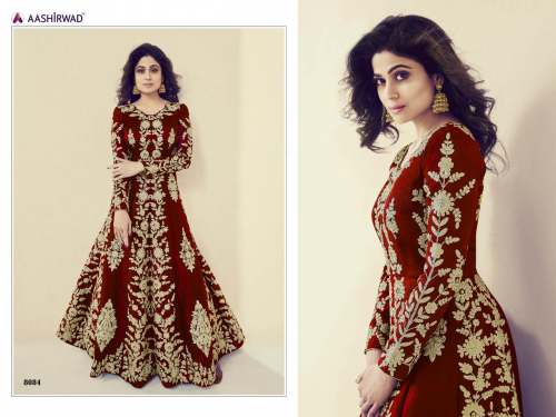 Designer Heavy Embroidered Anarkali Suit