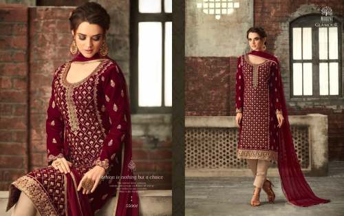  Designer Heavy Georgette Straight Suit