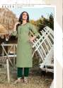 Designer Heavy Ruby Cotton Kurti  thumb 2
