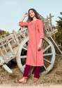 Designer Heavy Ruby Cotton Kurti  thumb 3