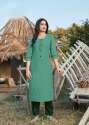 Designer Heavy Ruby Cotton Kurti  thumb 7