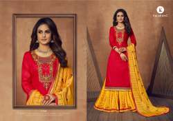 Designer Jam Silk Cotton Embroidered Suit 