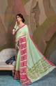 Designer Linen Festive Wear Saree thumb 4