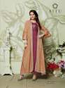 Designer Musline Kurti With Shrug. thumb 1