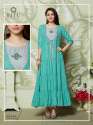 Designer Musline Kurti With Shrug. thumb 4