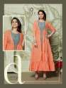 Designer Musline Kurti With Shrug. thumb 7