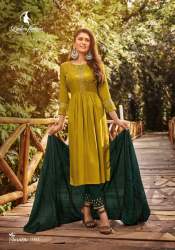 Designer Nayra Cut Kurti Set