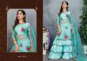 Designer Organza Salwar Suit  thumb 5