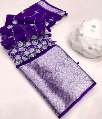 Designer Organza Silk Saree-VAANI