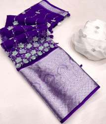 Designer Organza Silk  Saree