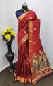 Designer Paithani Wedding Wear Saree thumb 8
