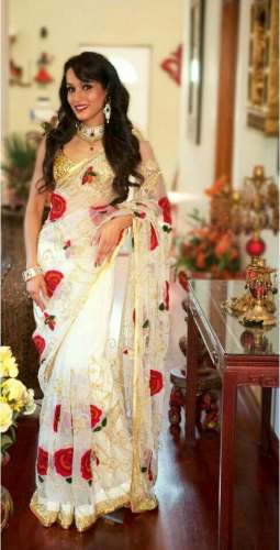Designer party wear saree
