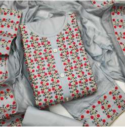 Designer Pc Cotton Dress Material 