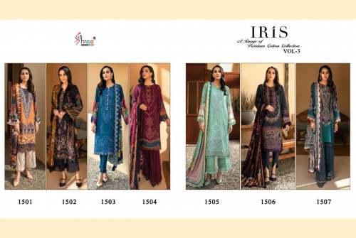 Designer Pure Jam Cotton Print & Embroidered Suit