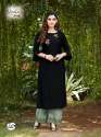 Designer Rayon 14kg Embroidered Kurti  thumb 6
