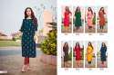 Designer Rayon Slub Foil Print Kurti