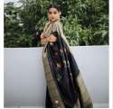 Designer Soft Lichi Silk Saree thumb 1