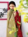 Designer Soft Weaving Silk Saree thumb 7