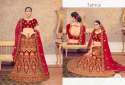 Designer Velvet Bridal Lehenga Choli  thumb 6