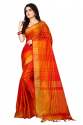 Designer Women's Cotton Silk Saree thumb 1