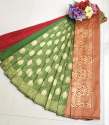 Designer Women's Pure Silk Saree With Blouse Piece thumb 11