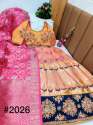 Fancy Banarasi Silk Lehenga Choli thumb 1