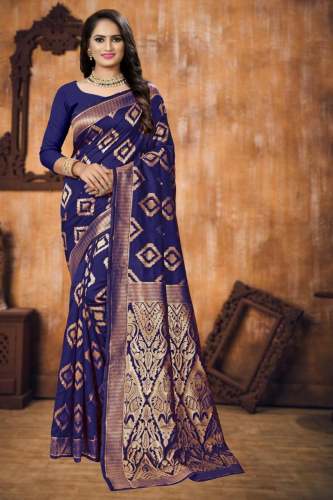 Fancy  Banarasi  Soft Silk Saree 