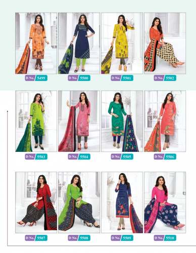 Fancy  Cotton  Causal Wear Dress Material