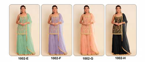 FANCY GEORGETTE WITH EMBROIDERY PLAZZO SARARA 